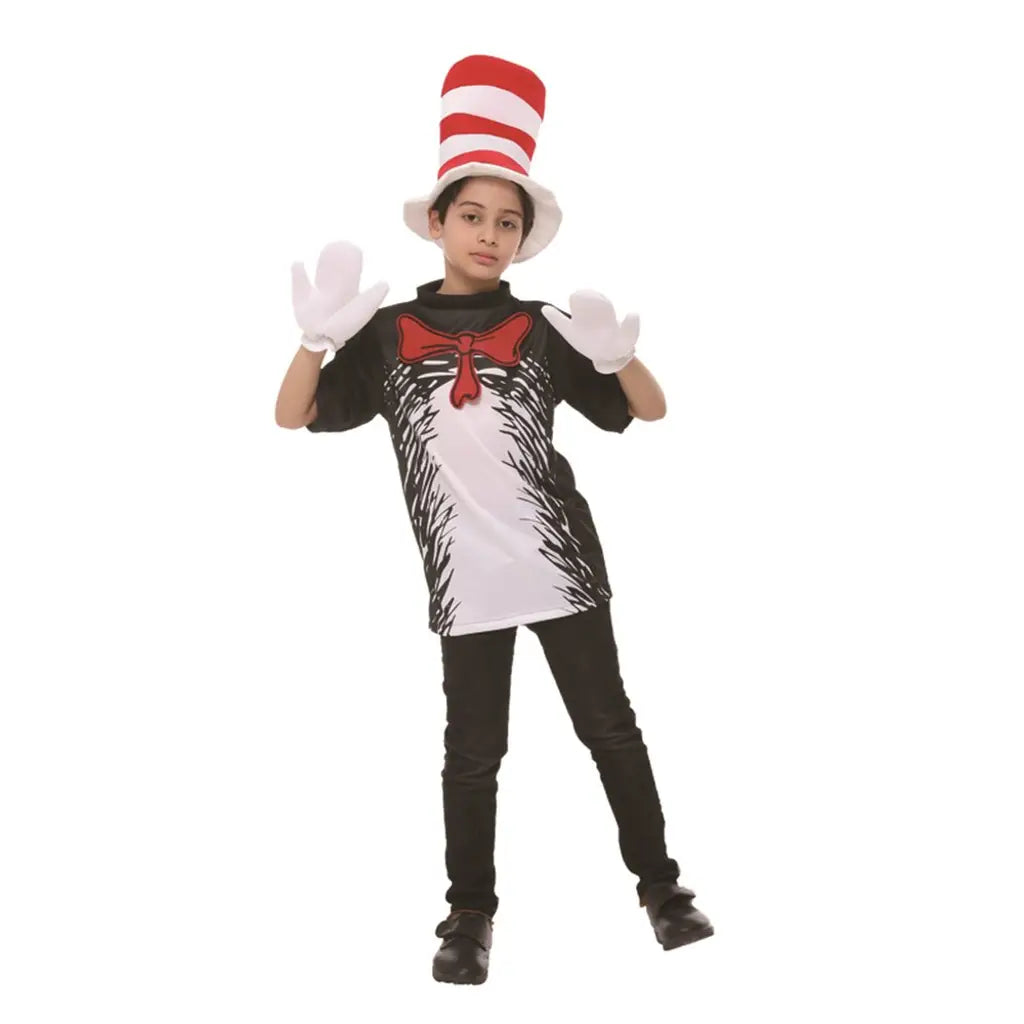 Dr. Seuss Costume Including Shirt, Hat, Gloves, PP79090 2