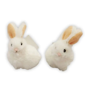 Easter Bunny White Plush 9cm K040075