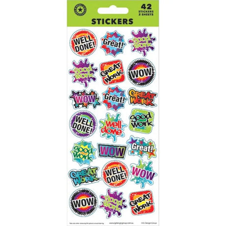 FSC Mix Sticker Sheet Merit Wow WEB5975