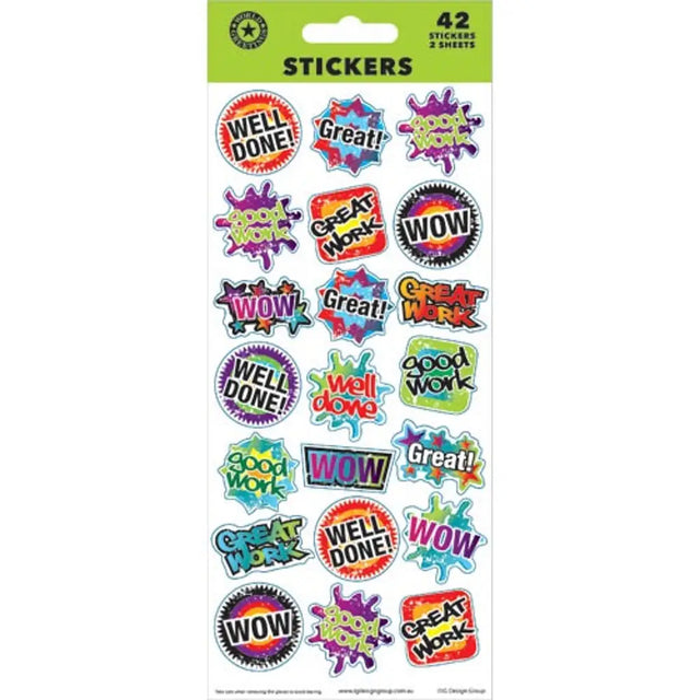 FSC Mix Sticker Sheet Merit Wow WEB5975