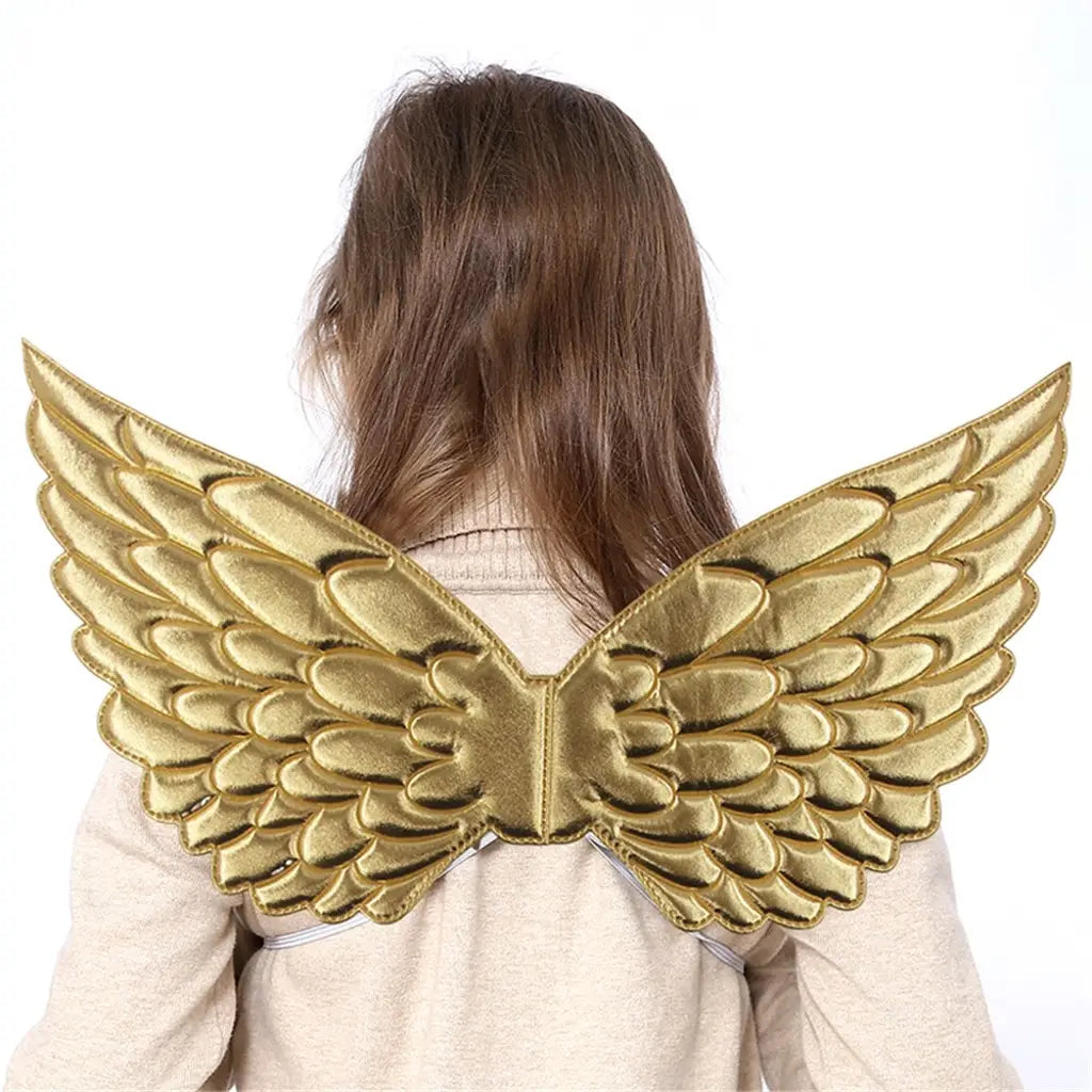 Fantasy Kingdom Child Gold Angel Wings A246337