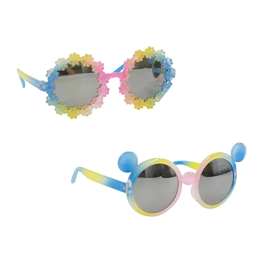 Fantasy Kingdom Floral or Mouse Ear Rainbow Party Glasses PP43982