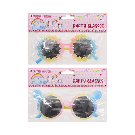 Fantasy Kingdom Floral or Mouse Ear Rainbow Party Glasses PP43982