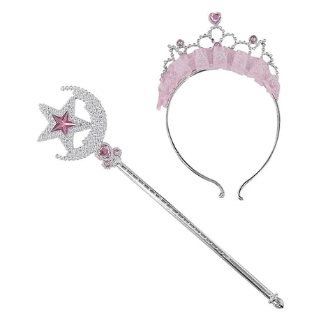 Fantasy Kingdom Pink Princess Star Wand And Headband Set A73292