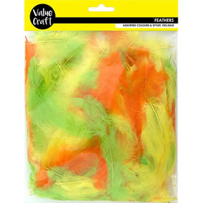 Feathers Yellow Lime Orange 10g VCFLM
