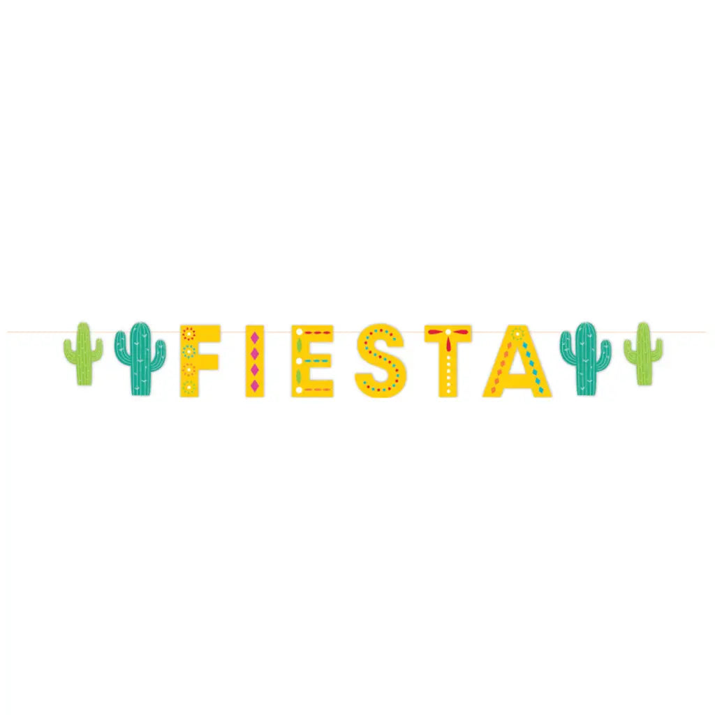 Fiesta Letter Banner & Cactus 88843540