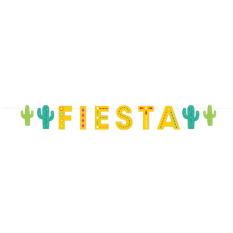 Fiesta Letter Banner & Cactus 88843540