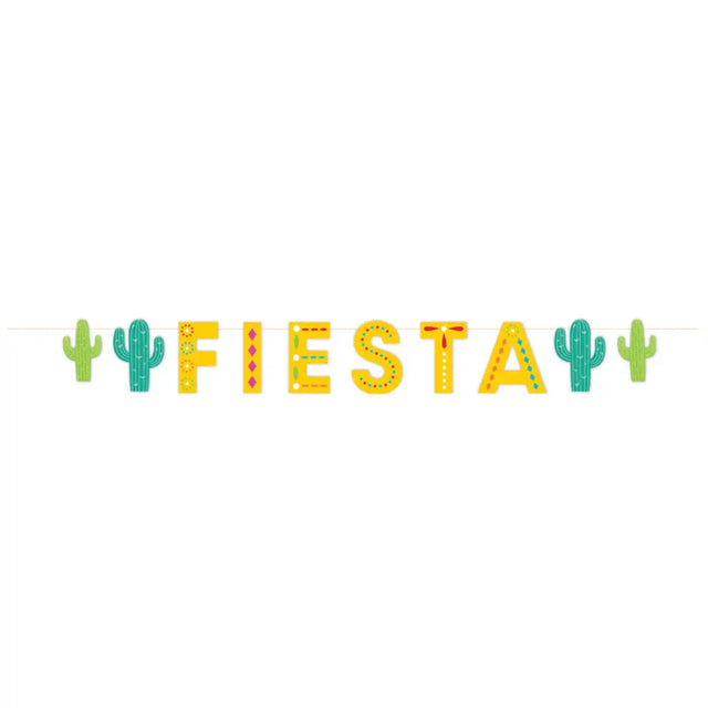 Fiesta Letter Banner & Cactus 88843540