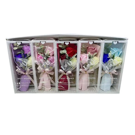 Flower Bouquet Roses 3hd In Box K057745