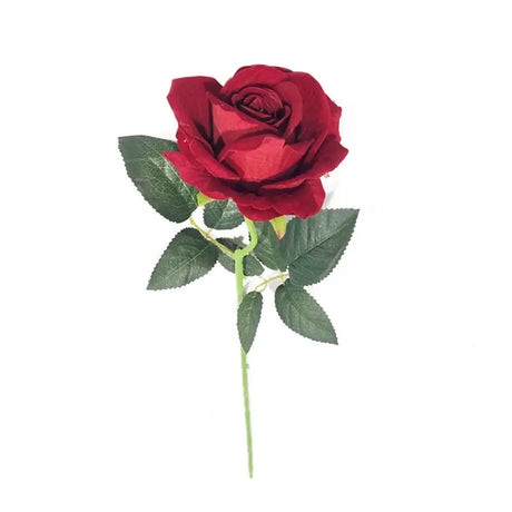 Flower Single Rose 9.5X50cm Red K205245RD