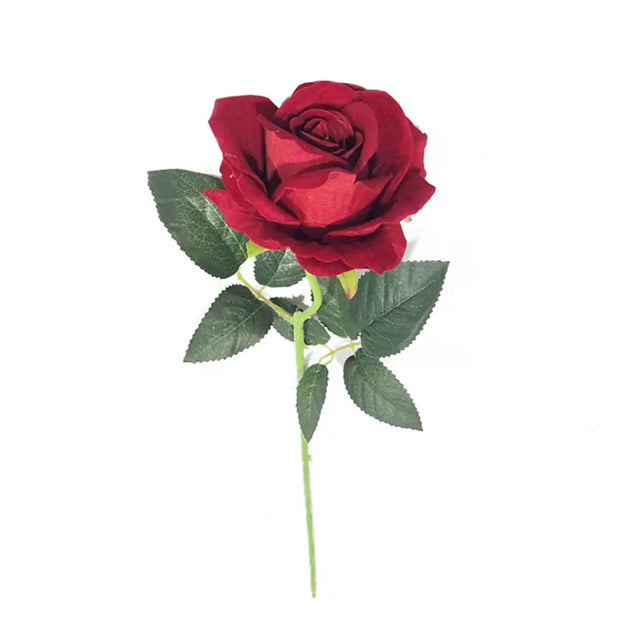 Flower Single Rose 9.5X50cm Red K205245RD