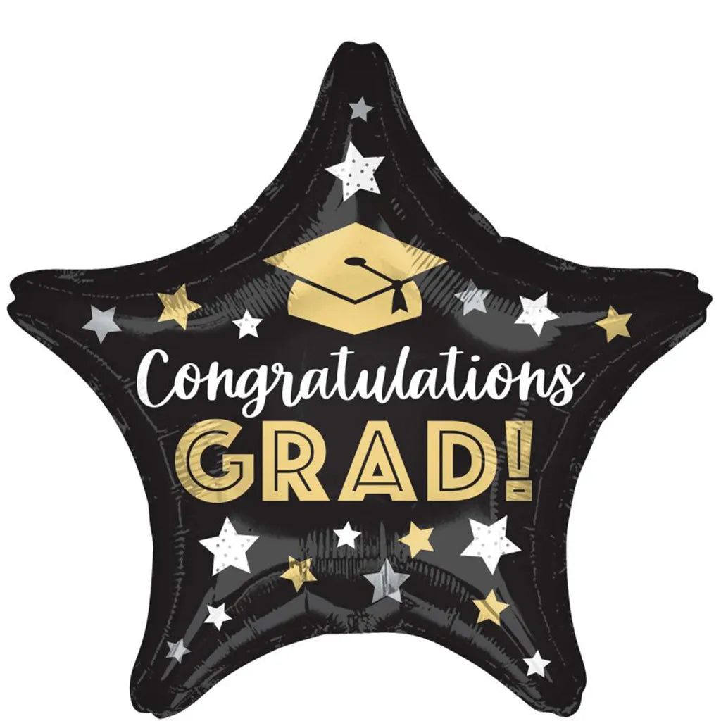 Foil Balloon Star Congratulations GRAD 45cm 4420901