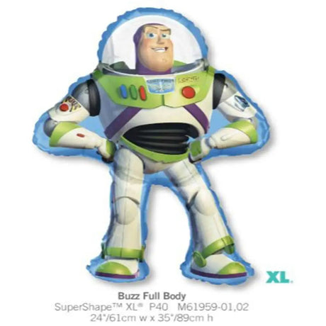 Foil Balloon SuperShape Buzz Full Body 61x89cm 6195901