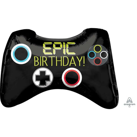 Foil Balloon SuperShape Epic Party Game Controller 71x45cm 3780401