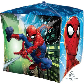 Foil Balloon Supershape Cubez Spider-Man 3677801
