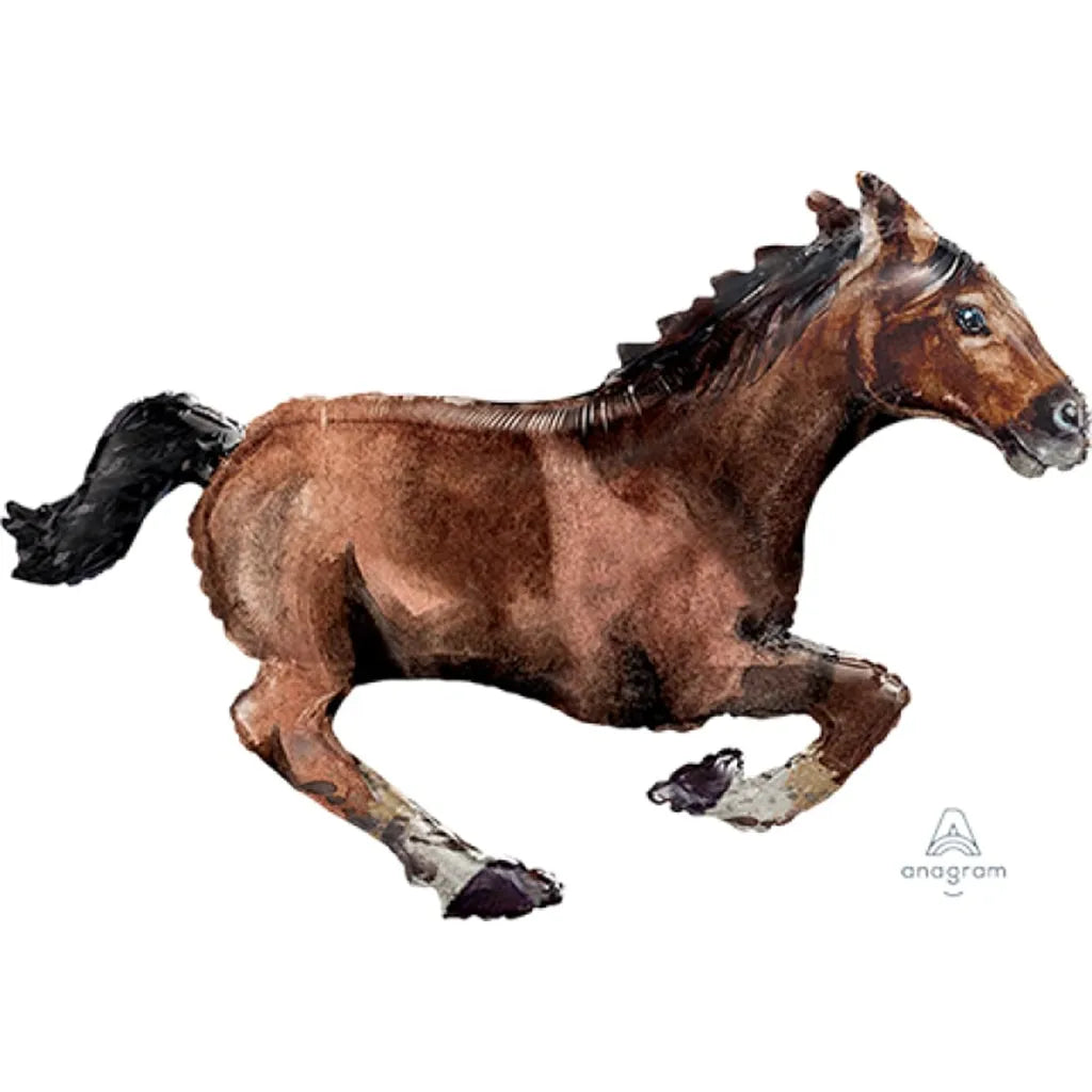 Foil Balloon Supershape Galloping Horse 101x63cm 3954301