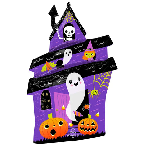 Foil Balloon Supershape HLWN Haunted House 58x81cm 4481301
