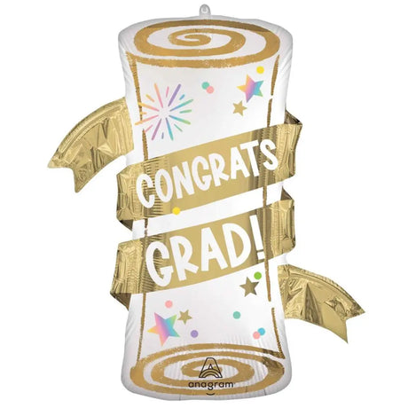 Foil Balloon Supershape Satin Pastel Grad Party 63x78cm 4668601