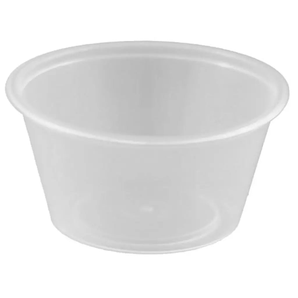Food Container Portion Pot Clear 60ml 125Pk 364005