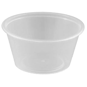 Food Container Portion Pot Clear 60ml 125Pk 364005