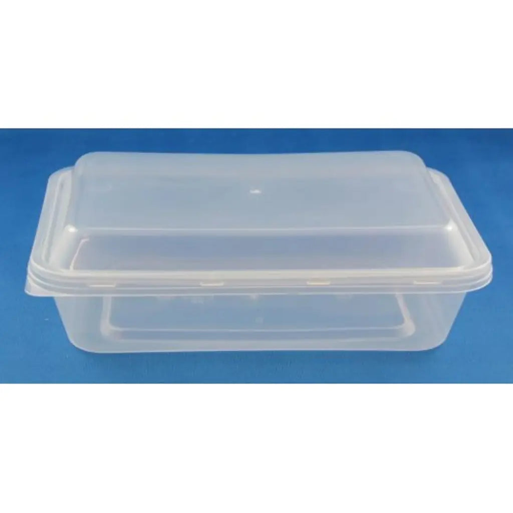 Food Container Rectangular Clear 500ml 50Pk 364145