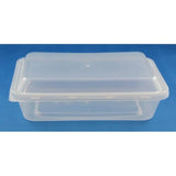 Food Container Rectangular Clear 500ml 50Pk 364145