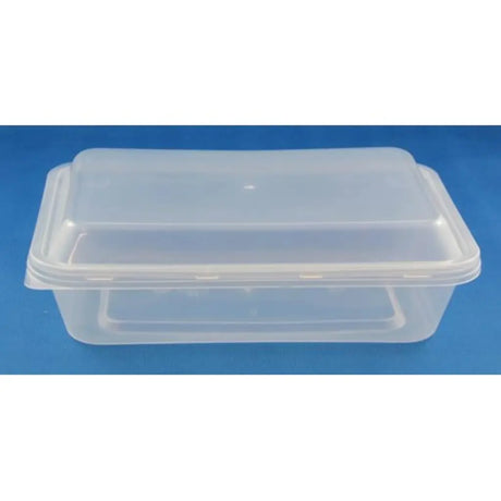 Food Container Rectangular Clear 500ml 50Pk 364145
