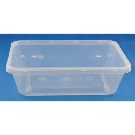 Food Container Rectangular Clear 650ml 50Pk 364149