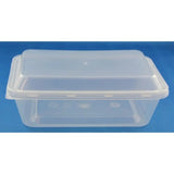 Food Container Rectangular Clear 650ml 50Pk 364149