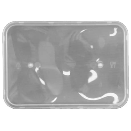 Food Container Rectangular Lid Clear Fit 500ml 650ml 750ml 1000ml 50Pk 364163