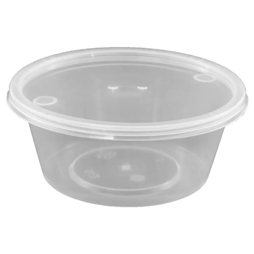 Food Container Round Clear 280ml 100Pk 364109