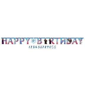 Frozen Jumbo Add-An-Age Letter Banner 122087