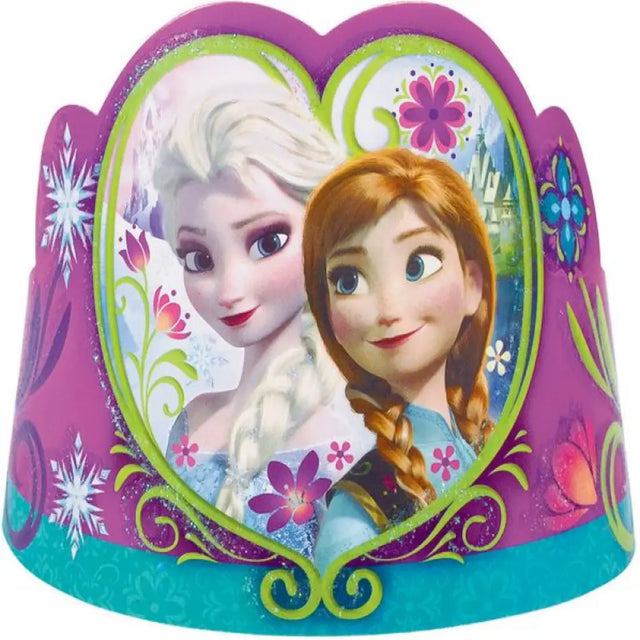 Frozen Paper Tiaras 8Pk 250313