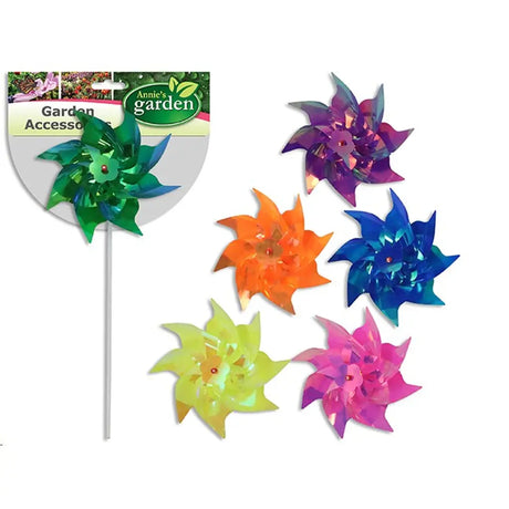 Garden Yard Spinner 19x39cm 6 Colours Assorted GR38402