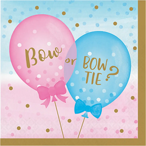 Gender Reveal Balloons Lunch Napkins 16Pk CC336066