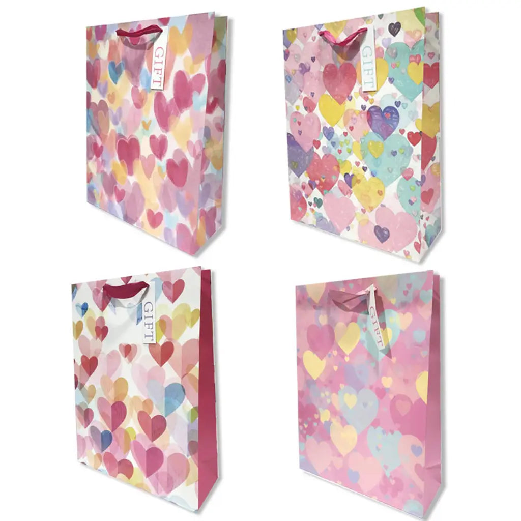 Gift Bag Heart Love 32x42x11.5cm K224581