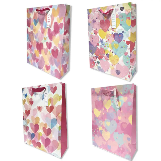 Gift Bag Heart Love 32x42x11.5cm K224581