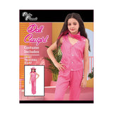 Girl Barbie Costume-Including Shirt, Trousers, Scarf, PP73965