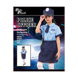Girl Policewoman Costume-Including Shirt, Skirt, Hat, Tie, PP74238