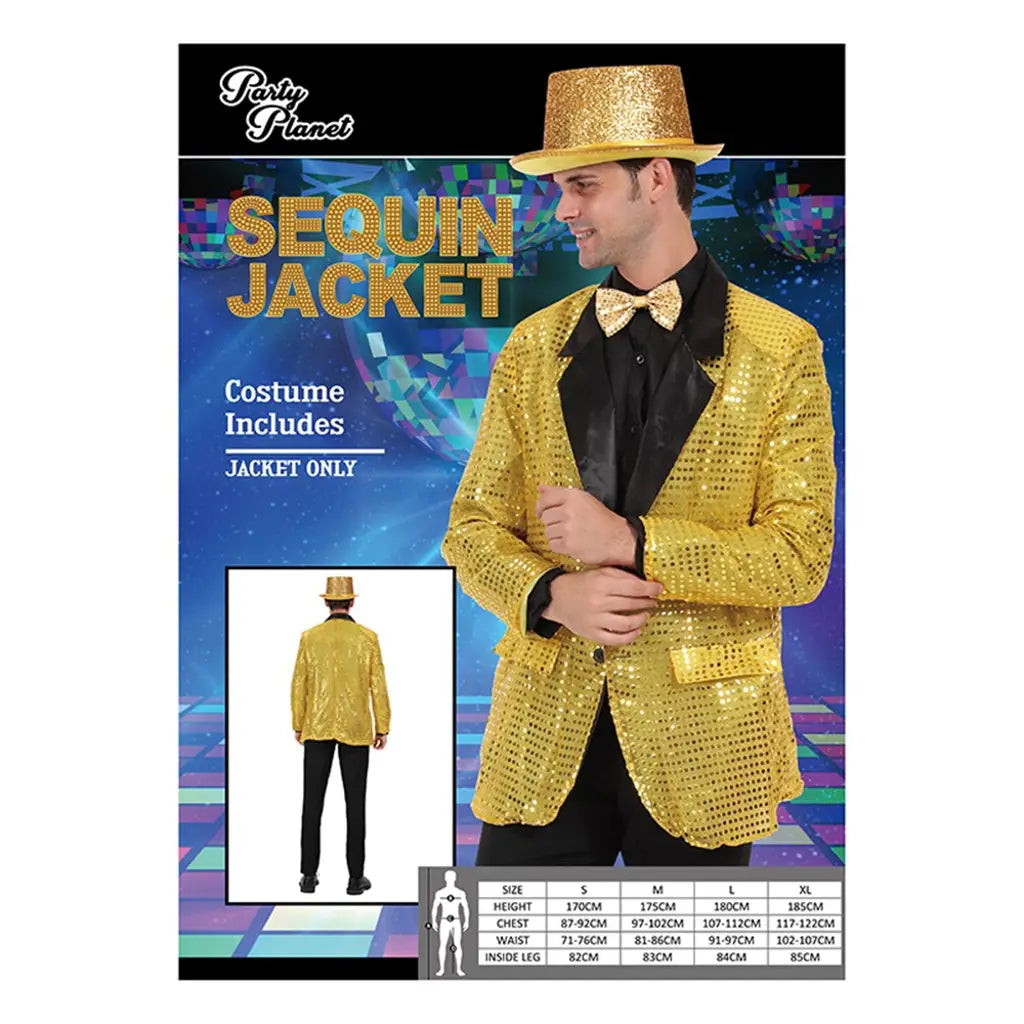 Gold Sequin Jacket Costume Including Jacket Only PP40011