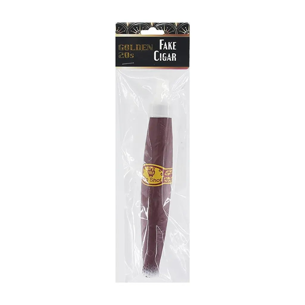 Golden 20s Fake Brown Gangster Puffing Cigar PP61620