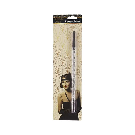 Golden 20s Rhinestone Cigarette Holder A246528