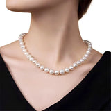 Golden 20s White Faux Pearl Necklace A209219