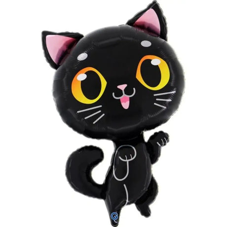 Grabo Foil Balloon Black Cat 36in G261K