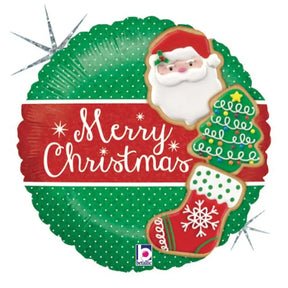 Grabo Foil Balloon Christmas Cookie 18in G36194H