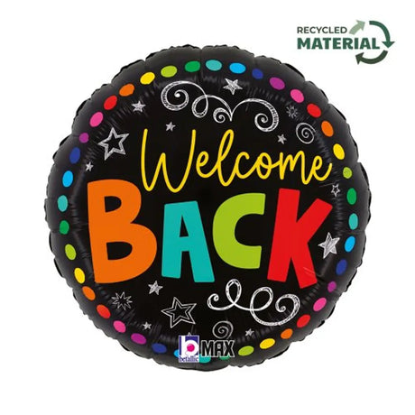 Grabo Foil Balloon Colourful Welcome Back 18in G26394P