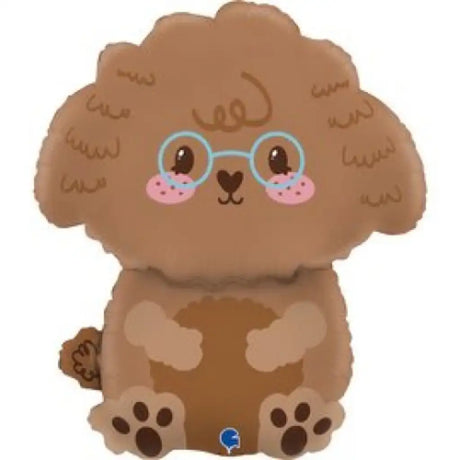 Grabo Foil Balloon Cute Toy Poodle 28in G72180P