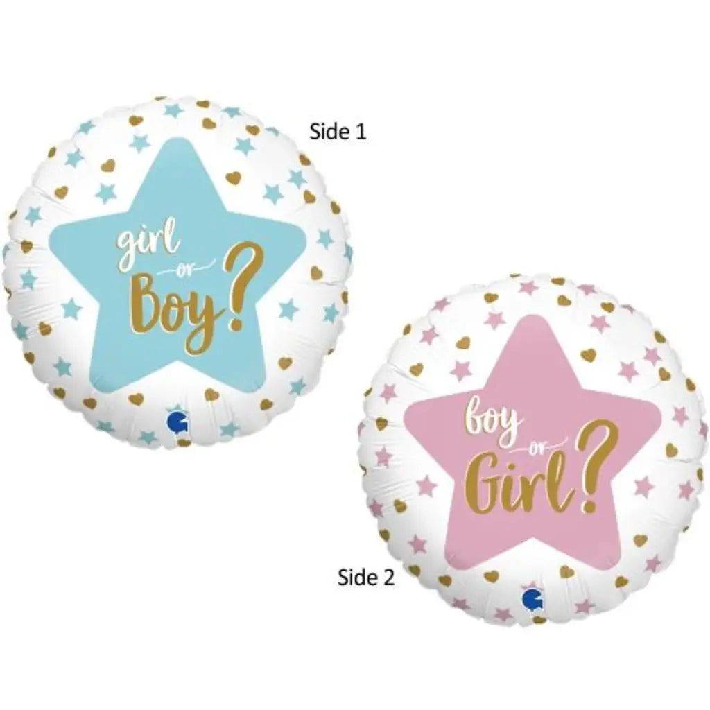 Grabo Foil Balloon Gender Reveal 18in G78001