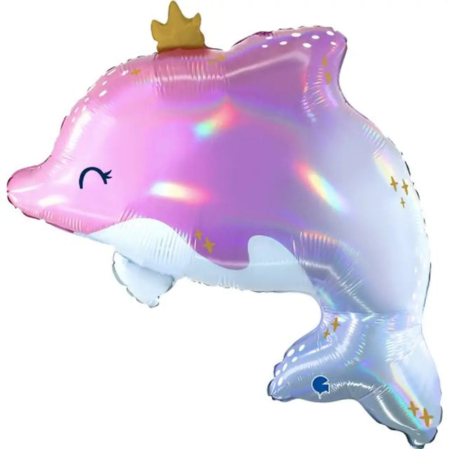 Grabo Foil Balloon Glowy Dolphin 32in G72195RHP