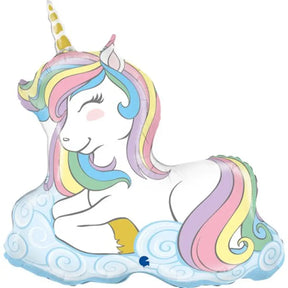 Grabo Foil Balloon Macaron Unicorn 39in G72032
